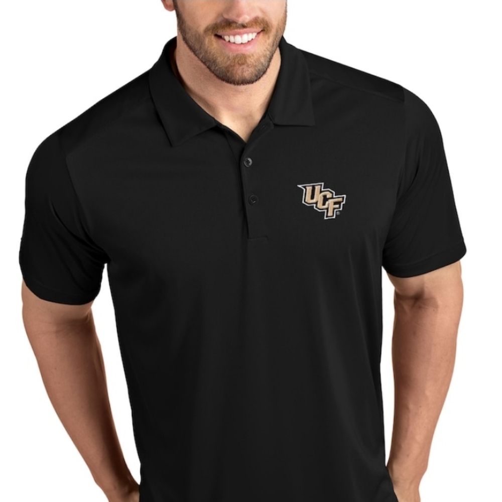 UCF Knights black pique golf polo S